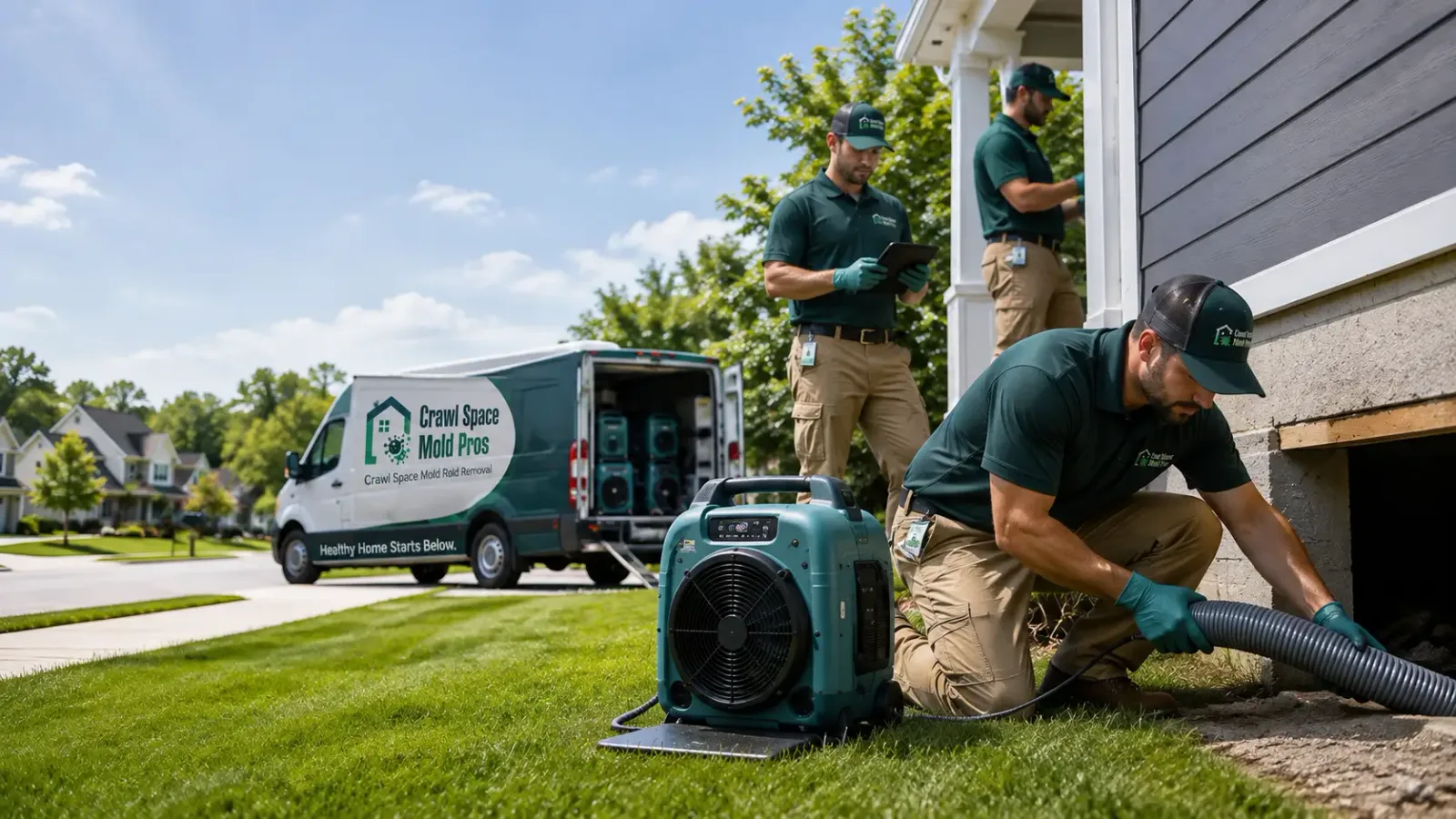 Crawl Space Mold Removal in Morris, OK